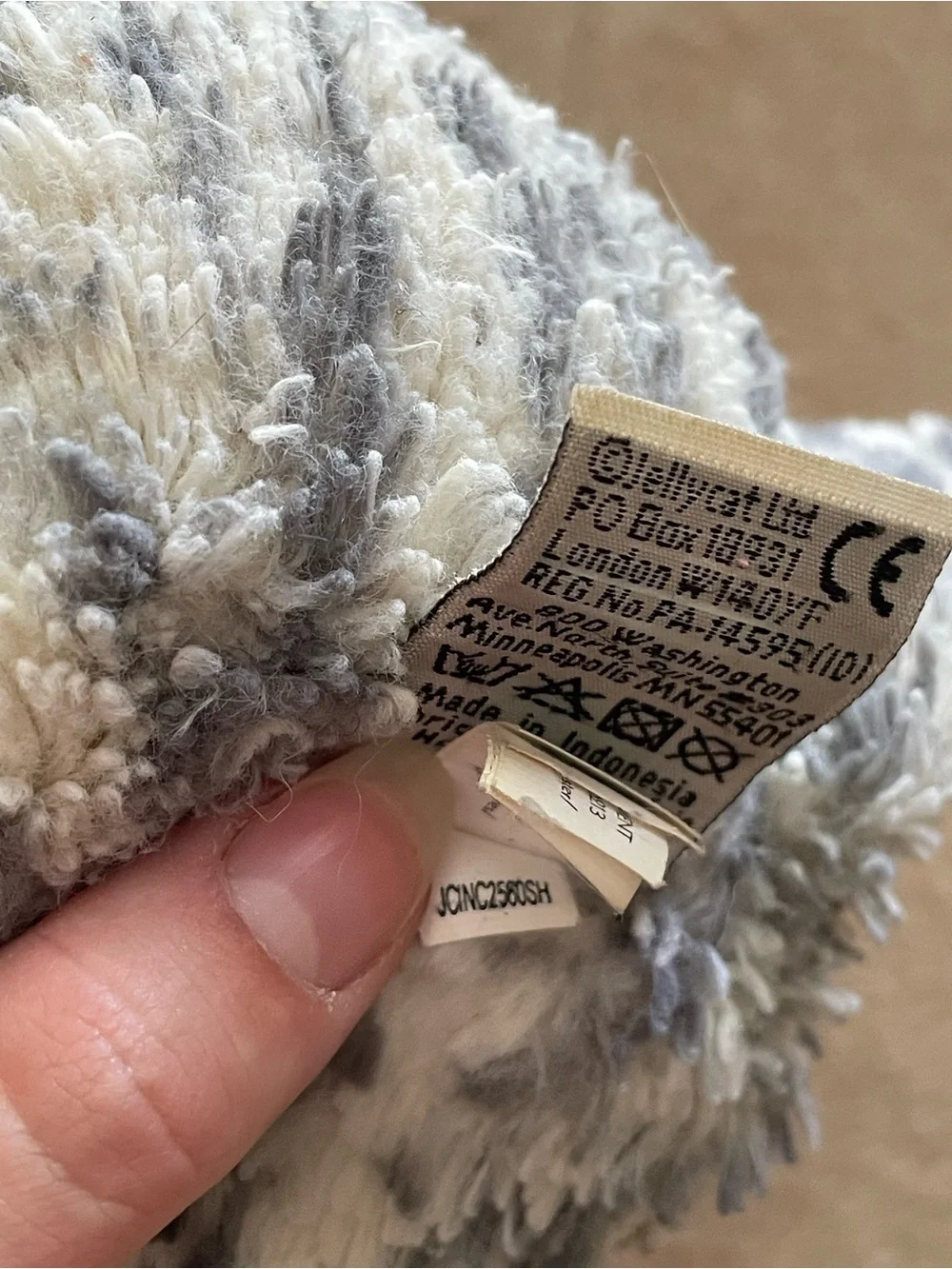 Jellycat fuddlewuddle snow